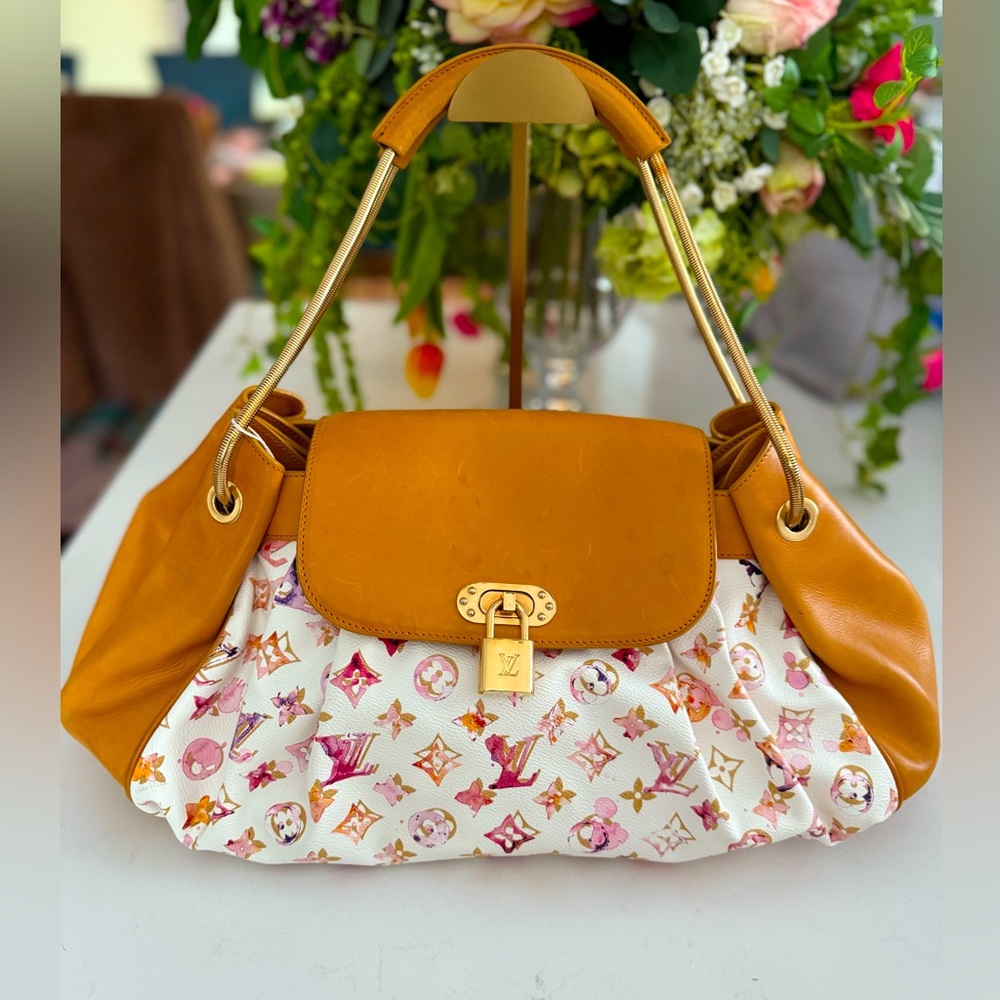 LOUIS VUITTON Jamais Richard Prince Aquarelle Watercolor Tote - COA & Dust Bag